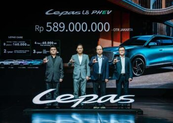 LEPAS L8 Resmi Dijual Rp589 Juta, SUV Hybrid Premium dengan Jarak Tempuh 1.300 Km