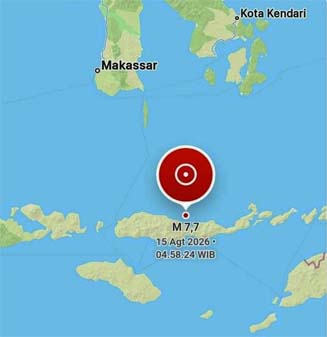 Gempa Dahsyat M7,7 Guncang Nagekeo di NTT, Dua Orang Meninggal Dunia