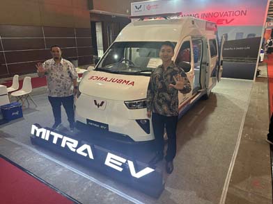 Wuling Mitra EV Disulap Jadi Ambulans Listrik, Siap Dukung Layanan Darurat