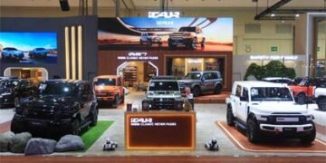 iCAR V27 Jadi Magnet GIIAS 2026, Booth Bergaya Klasik Ini Penuh Teknologi Masa Depan