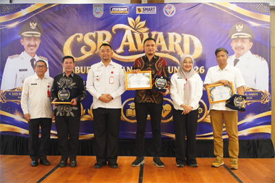 Grup UT Banjir Penghargaan CSR Kabupaten Banjar 2026, KCM Sapu Bersih Empat Kategori