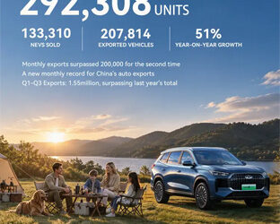 Chery Gempur Pasar Global! Ekspor Melonjak 65,6%, Penjualan Tembus 2,2 Juta Unit