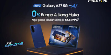Samsung Gaspol Serbu Gamer Free Fire! Galaxy A27 5G Dihujani Bonus, dari Jersey Eksklusif hingga 720 Diamond