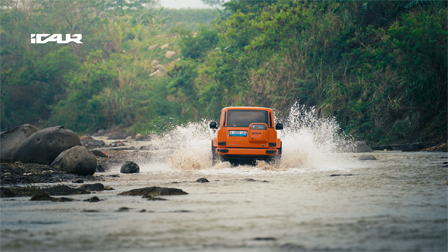 iCAR V23 Tantang Jalan Rusak dan Banjir! Ground Clearance 210 mm, Genangan 600 mm Dilibas