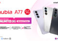 nubia dan SMARTFREN Gaspol Gempur Pasar 5G, Smartphone A77 5G Dibundel Internet Unlimited